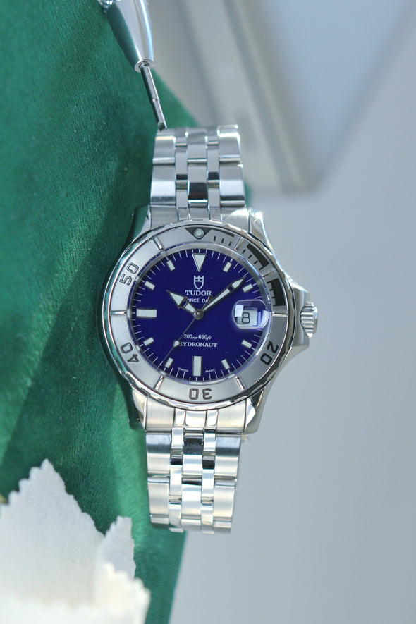 Tudor Hydronaut 89190P blue dial watch