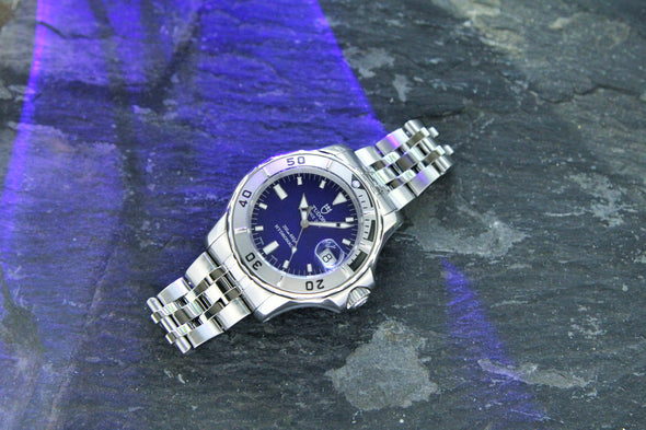 Tudor Hydronaut 89190P blue dial watch
