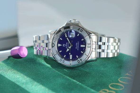 Tudor Hydronaut 89190P blue dial watch