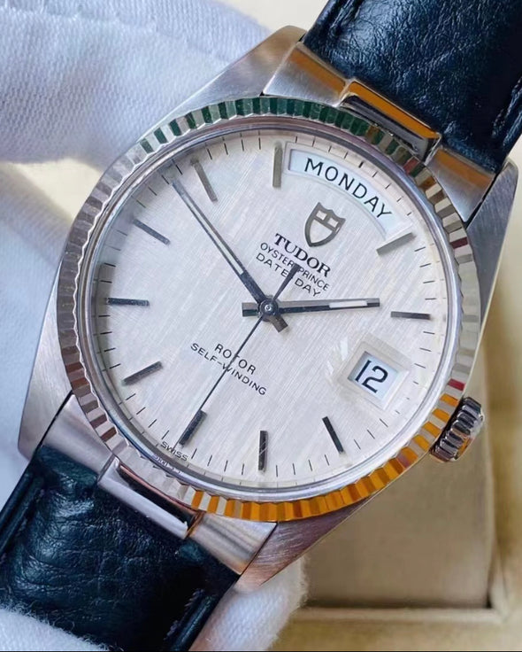 Tudor Prince Day-Date 76214 rare blue dial Watch