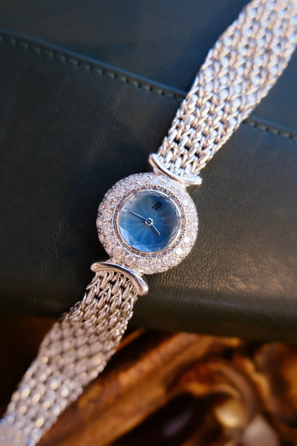 Audemars Piguet 1980s 18 Karat White Gold Classic Cocktail watch
