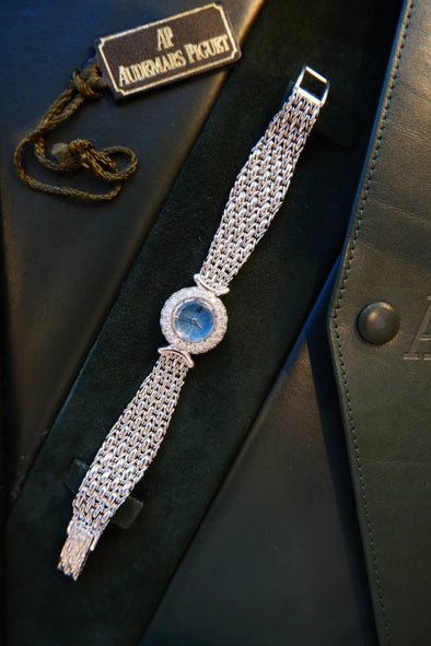 Audemars Piguet Baroque 18K WG Guilloché Enamel Dial Watch