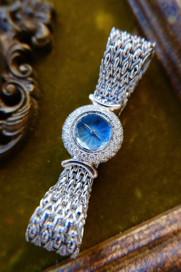 Audemars Piguet 1980s 18 Karat White Gold Classic Cocktail watch