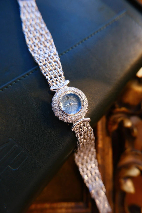Audemars Piguet 1980s 18 Karat White Gold Classic Cocktail watch