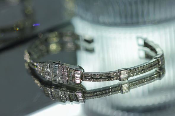 Audemars Piguet Platium and diamonds ladies surprise watch