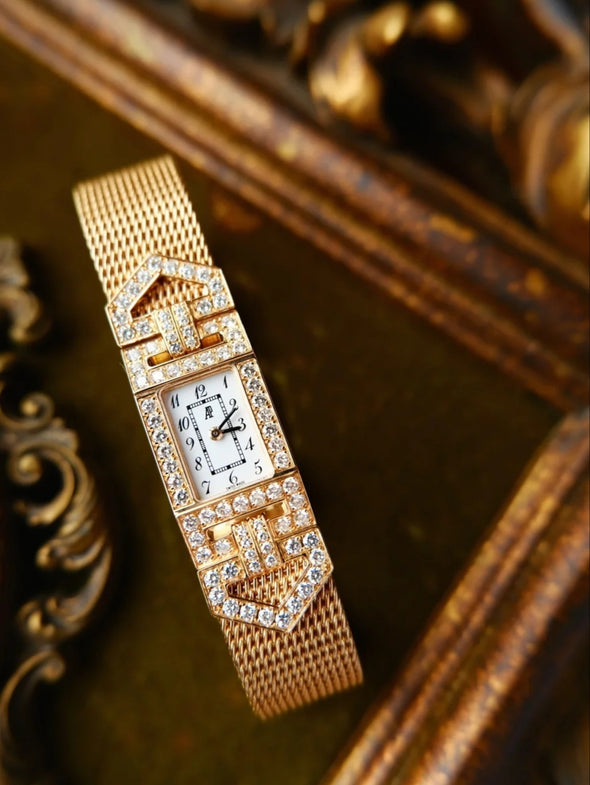 Audemars Piguet Lady's diamond Art deco watch