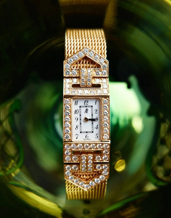 Audemars Piguet Lady's diamond Art deco watch