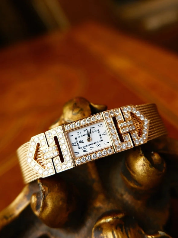 Audemars Piguet Lady's diamond Art deco watch