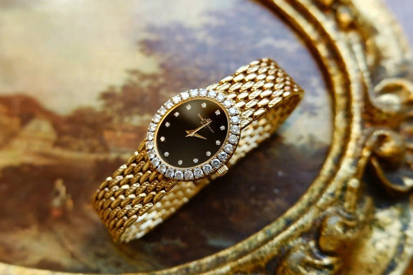 Baume & Mercier 18 Karat Gold Diamond classic Ladies Watch