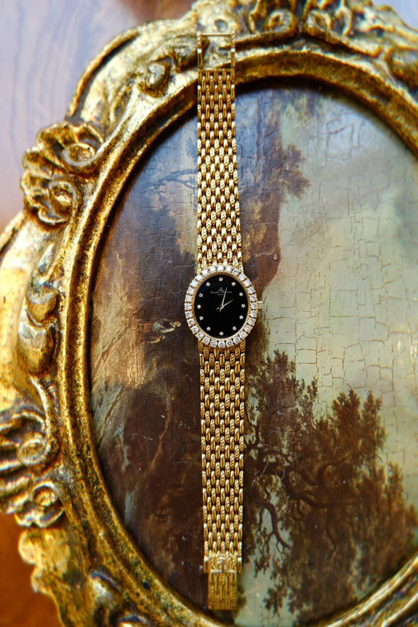 Baume & Mercier 18 Karat Gold Diamond classic Ladies Watch