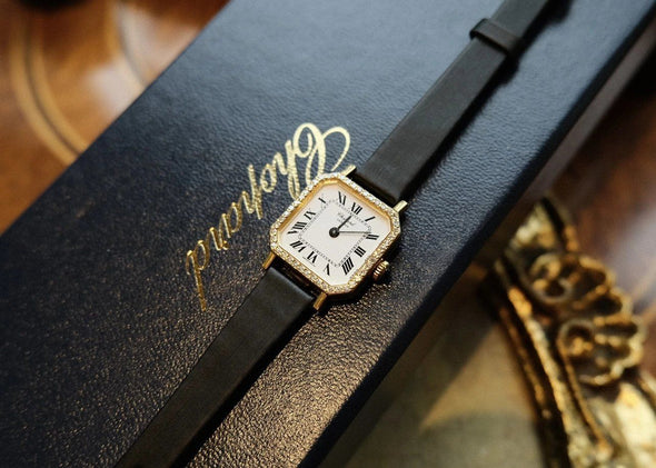 Chopard 18 Karat Gold diamond watch