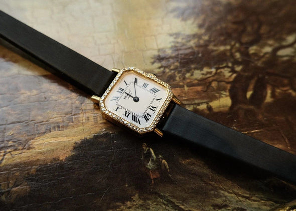 Chopard 18 Karat Gold diamond watch