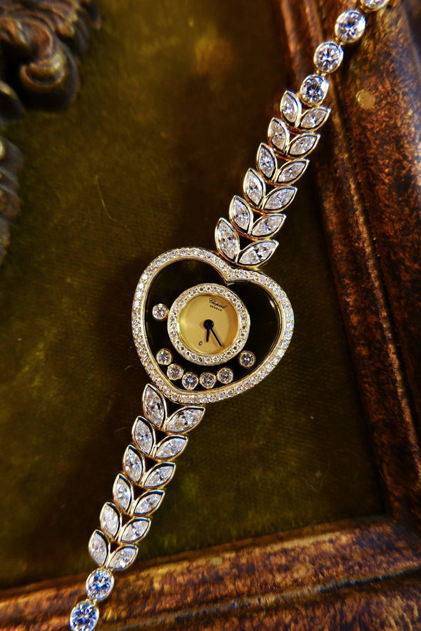 Chopard pearl and diamond watch cocktail watch