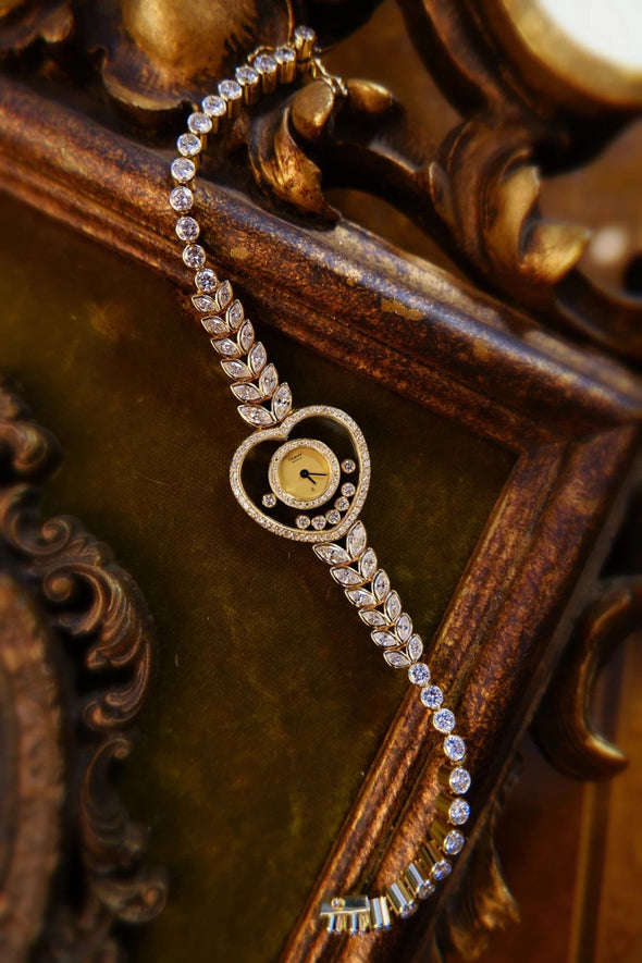 Chopard pearl and diamond watch cocktail watch