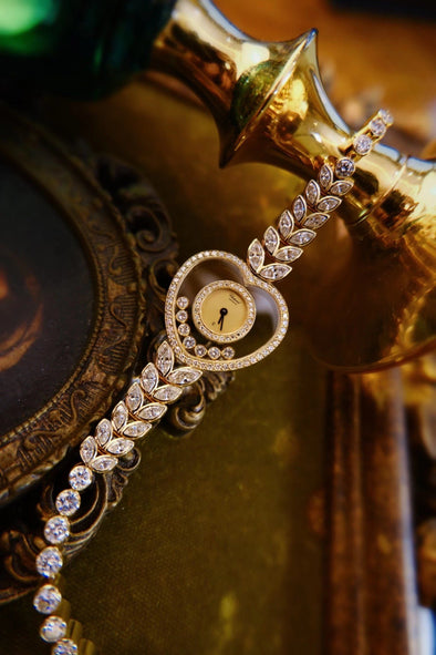 Chopard pearl and diamond watch cocktail watch