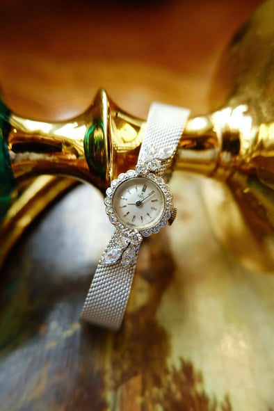 Ebel 14 Karat white gold diamond ladies watch