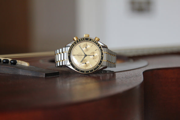 Omega Speedmaster Gold Dial Bi-Metal 3310.20.00. 1992