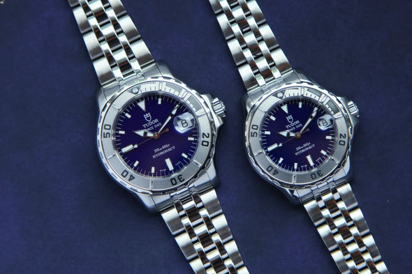 Tudor Hydronaut 89190P blue dial watch