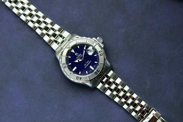 Tudor Hydronaut 89190P blue dial watch
