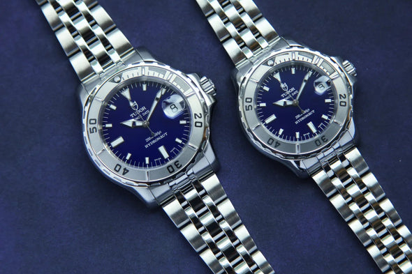 Tudor Hydronaut 89190P blue dial watch