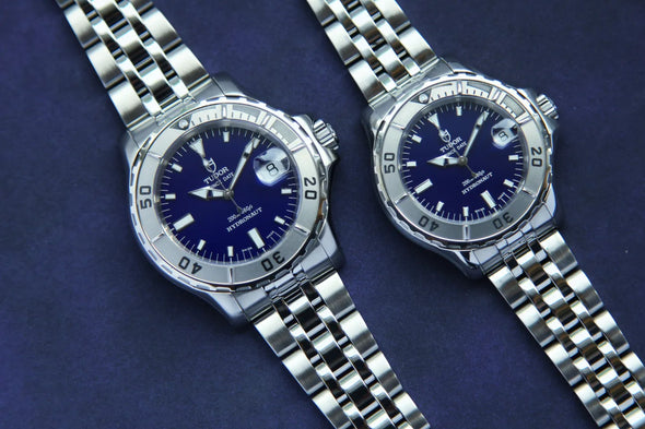 Tudor Hydronaut 89190P blue dial watch
