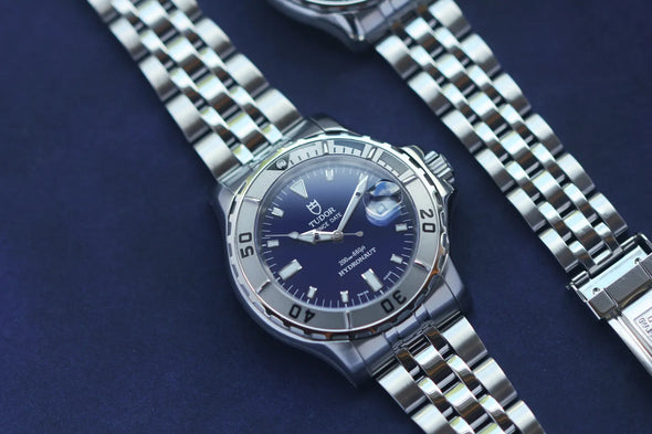 Tudor Hydronaut 89190P blue dial watch