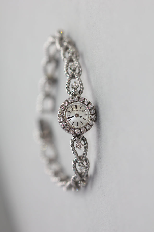 Jaeger Le Coultre | Lady's gold and diamond bracelet watch