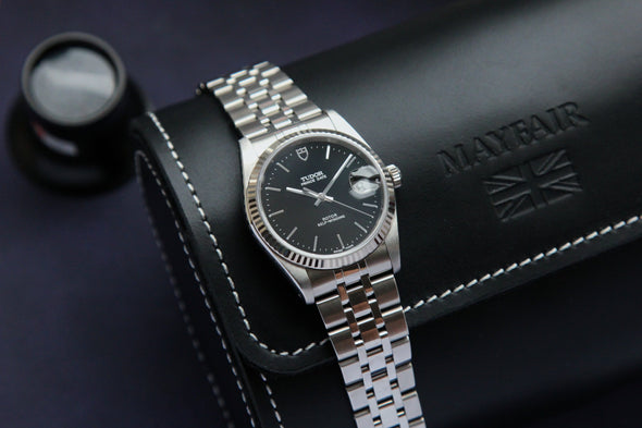 Tudor Prince Day 74034 Black Dial Watch