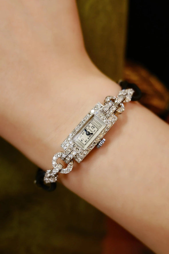 Tiffany & Co lady's diamond cocktail watch