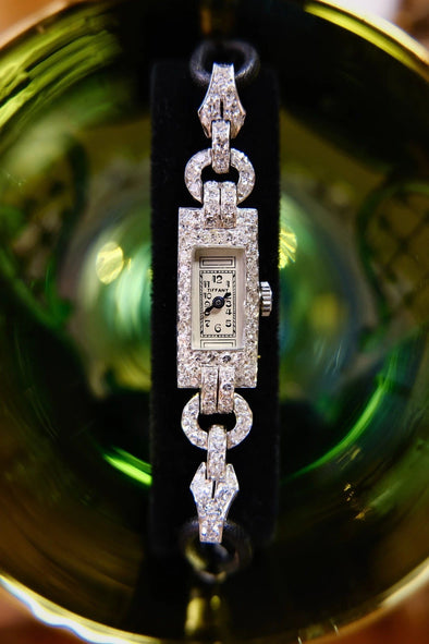 Tiffany & Co lady's diamond cocktail watch