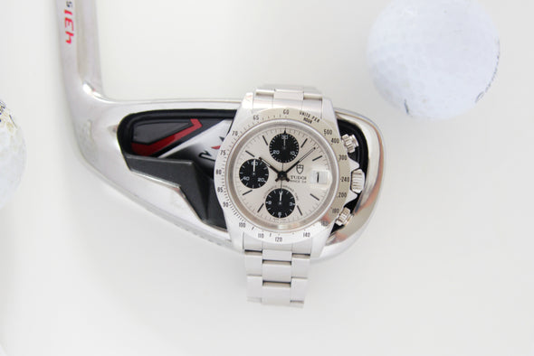 Tudor Prince Date Chronograph 79280 Daytona Rare Panda Dial full set