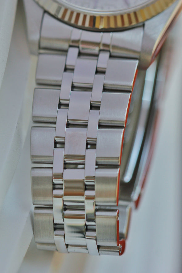 Mayfair Tudor Prince Date-Day 74034 rare Linen dial Watch