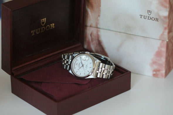 Tudor Prince Date-Day 76200 Automatic Stainless steel Men's Watch Box & Paper
