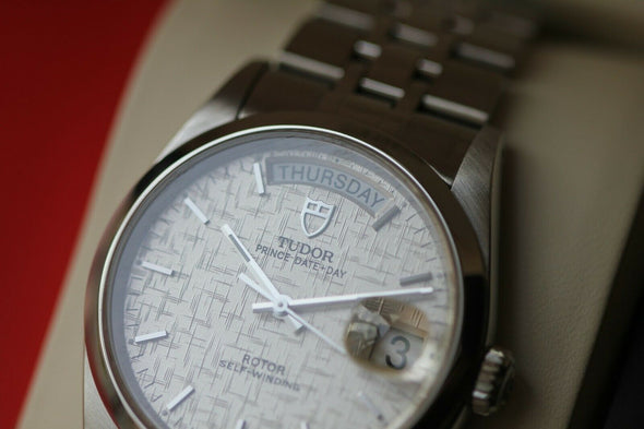 Tudor Prince Date-Day 76200 Automatic Stainless steel Men's Watch Box & Paper