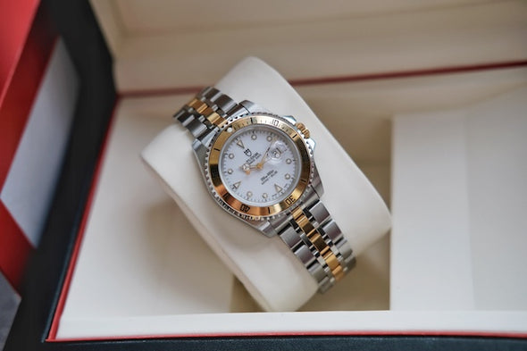 TUDOR Mini Sub Prince Date Automatic 73193 SS / YG White dial Submariner