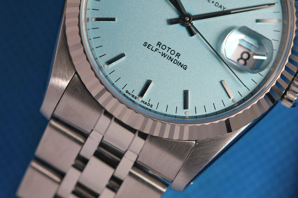 Tudor Prince Date-Day 36mm Tiffany blue full-set watch