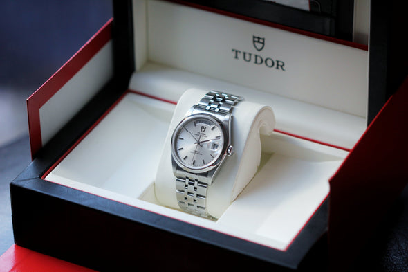 Tudor Prince Date-Day 76200 Automatic Stainless steel Men's Watch Box & Paper
