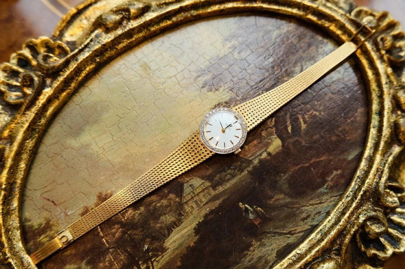 Omega 18K Gold and Diamonds ladies watch