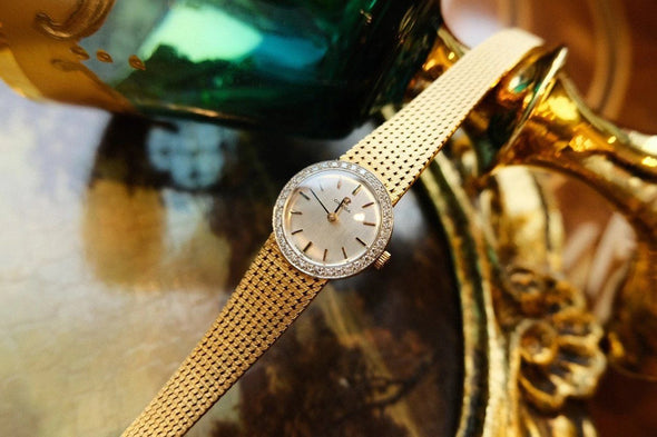 Omega 18K Gold and Diamonds ladies watch