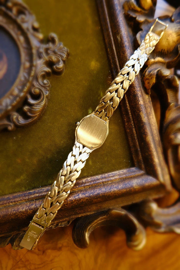 Patek Philippe 18ct gold La Flamme bracelet watch