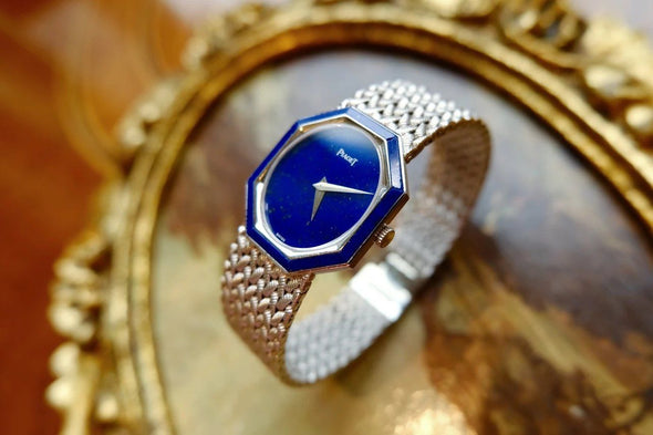 Piaget lapis dial white gold watch