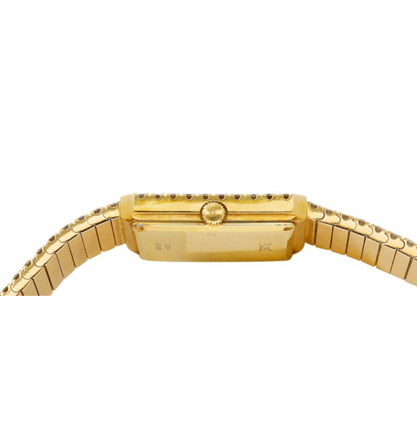 Piaget yellow gold and diamond-set bracelet watch, Circa 1995 Ref: 9154, with original box