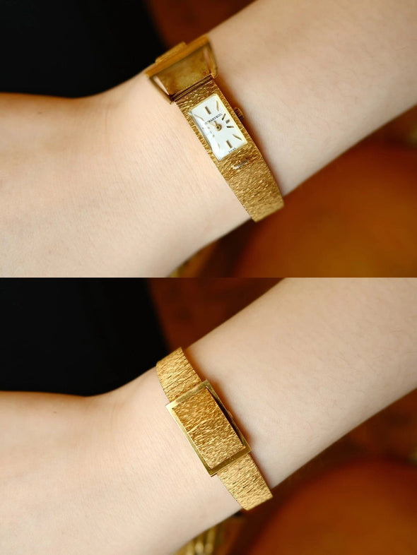 Tiffany & Co 18Karat Gold Rare lady's cocktail watch
