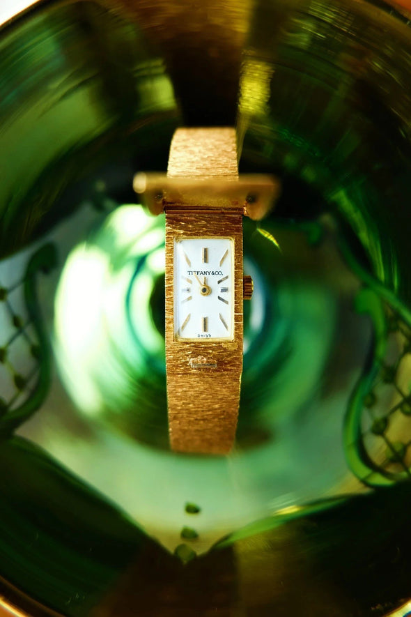 Tiffany & Co 18Karat Gold Rare lady's cocktail watch