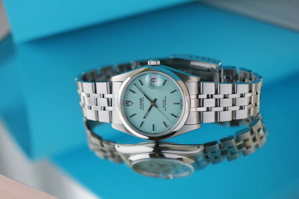 Tudor Prince Date 34mm Tiffany blue full-set watch