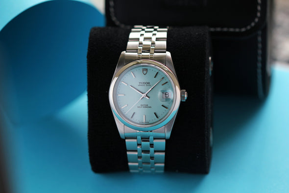 Tudor Prince Date 34mm Tiffany blue full-set watch