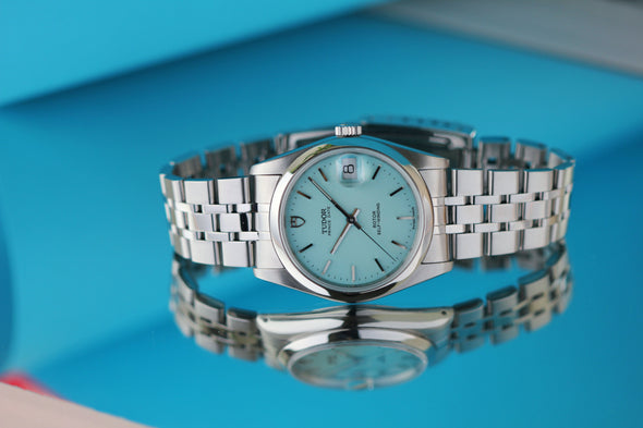 Tudor Prince Date 34mm Tiffany blue full-set watch