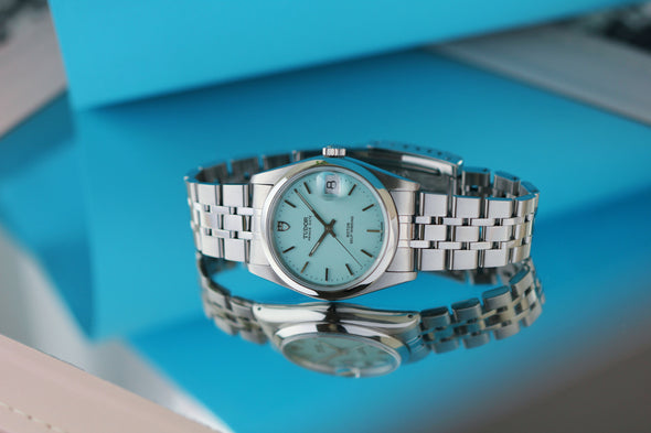 Tudor Prince Date 34mm Tiffany blue full-set watch