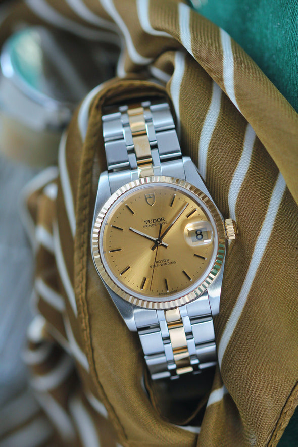 Tudor Prince Day 74033 Champagne Dial Watch