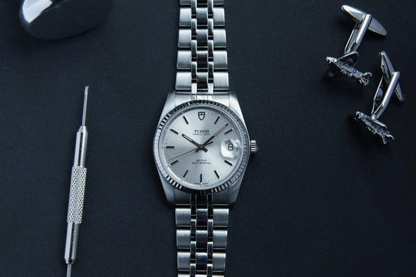 Tudor Prince Day 74034 Silver sunburst Dial Watch